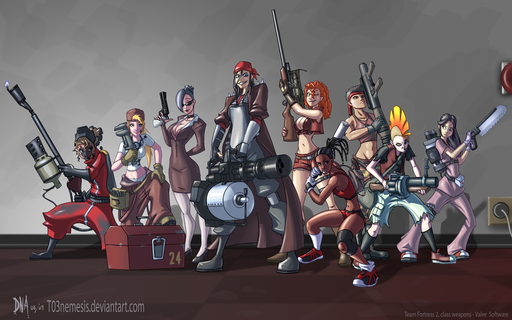 Team Fortress 2 - Фан-арт - лучшее от сайта deviantart.com